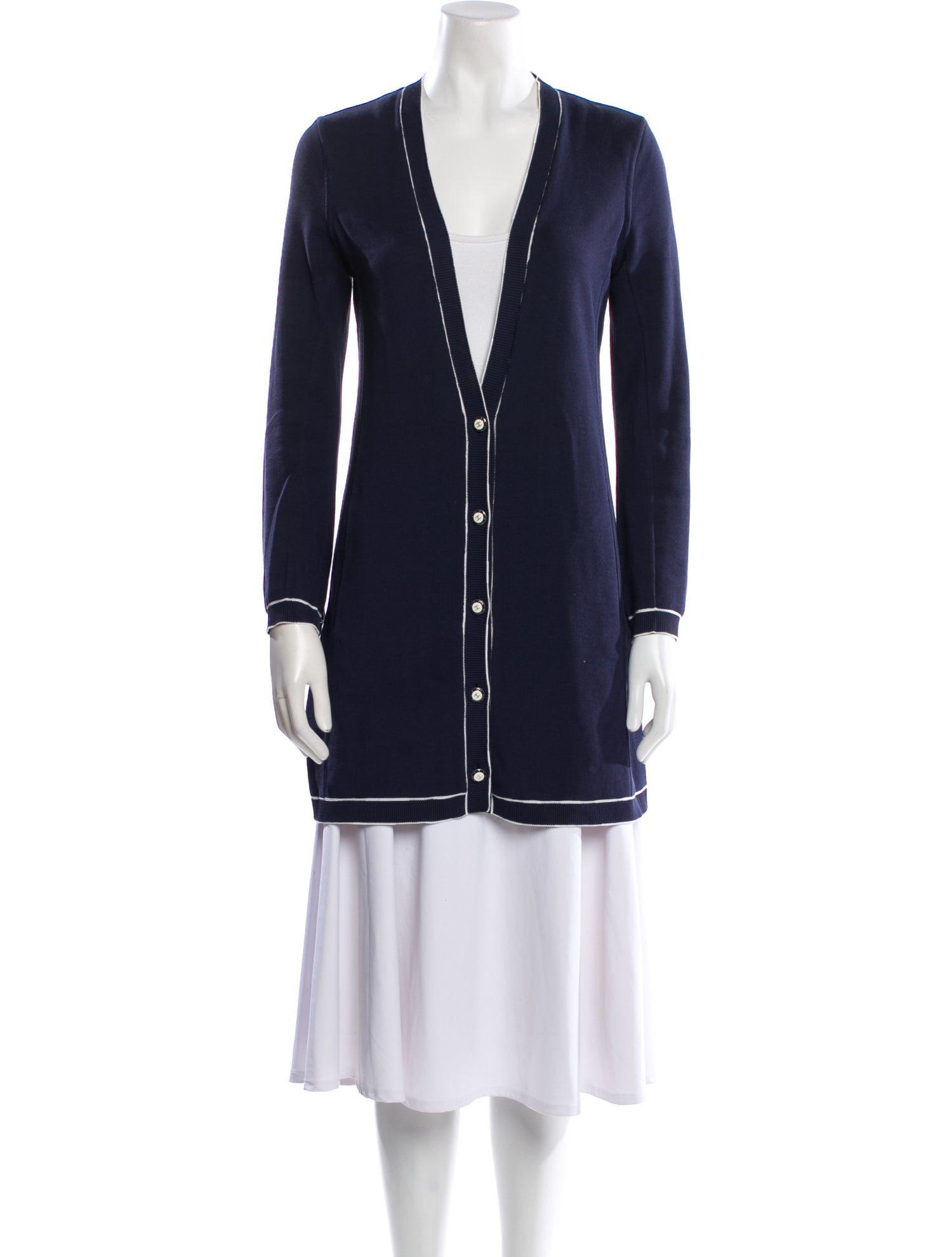 Chanel 2014 V-Neck Sweater