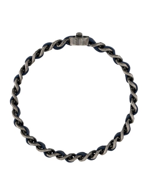 Chanel Leather CC Turnlock Bangle