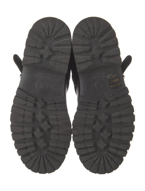 Chanel 2013 Interlocking CC Logo Moto Boots