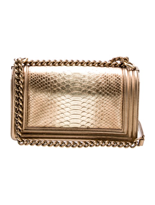 Chanel Medium Python Boy Bag