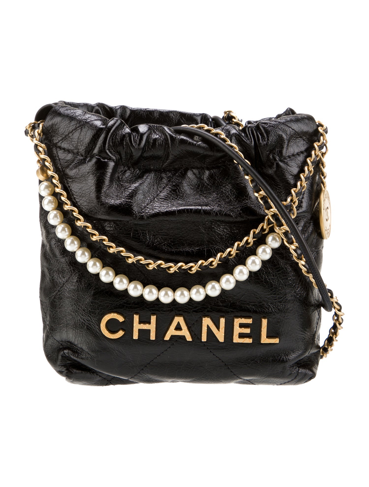 Chanel 2023 Mini Pearl 22 Hobo