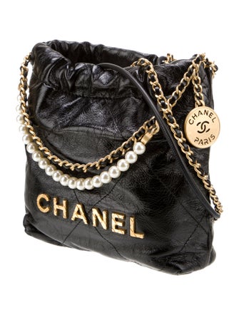 Chanel 2023 Mini Pearl 22 Hobo