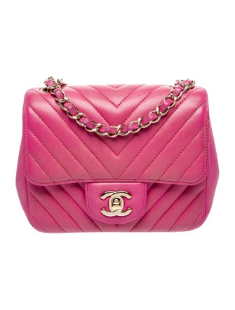 Chanel Classic Chevron Mini Square Flap Bag