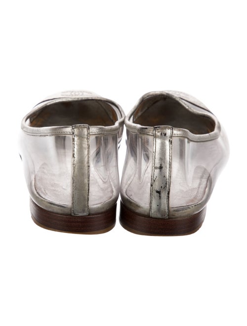 Chanel Interlocking CC Logo PVC Ballet Flats
