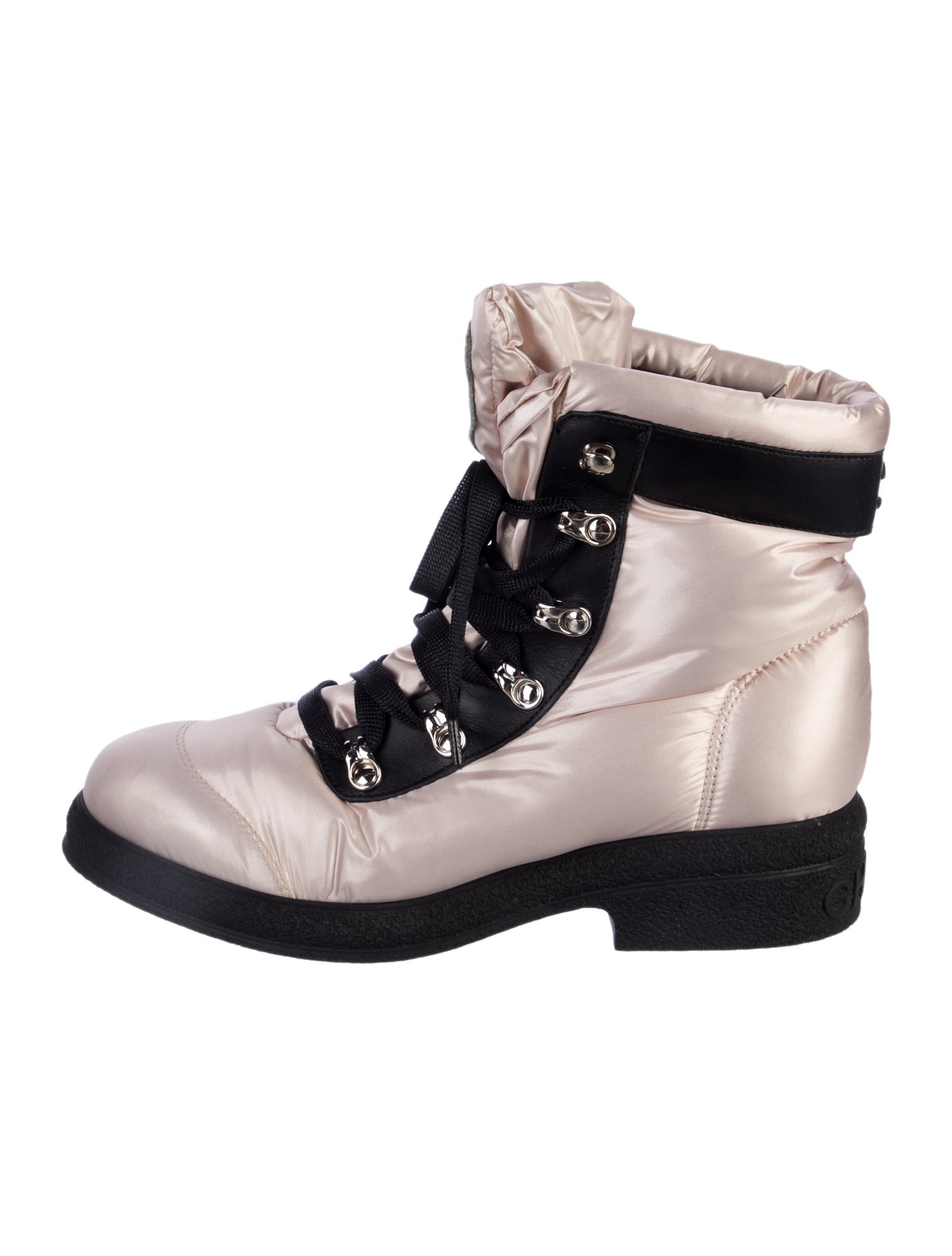 Chanel 2018 Coco Neige Combat Boots