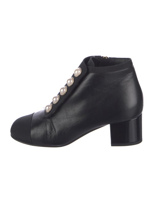 Chanel 2017 Interlocking CC Logo Lace-Up Boots