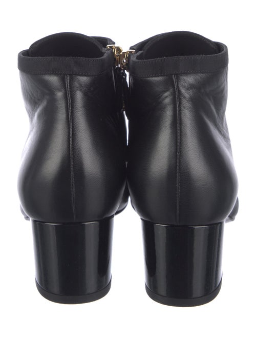 Chanel 2017 Interlocking CC Logo Lace-Up Boots