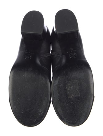 Chanel 2017 Interlocking CC Logo Lace-Up Boots