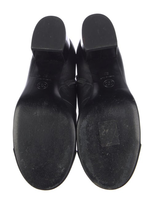 Chanel 2017 Interlocking CC Logo Lace-Up Boots