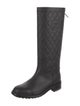 Chanel 2014 Interlocking CC Logo Rain Boots