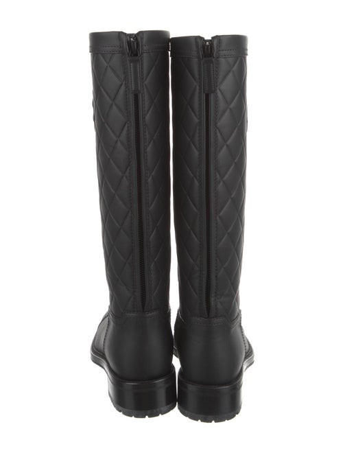 Chanel 2014 Interlocking CC Logo Rain Boots