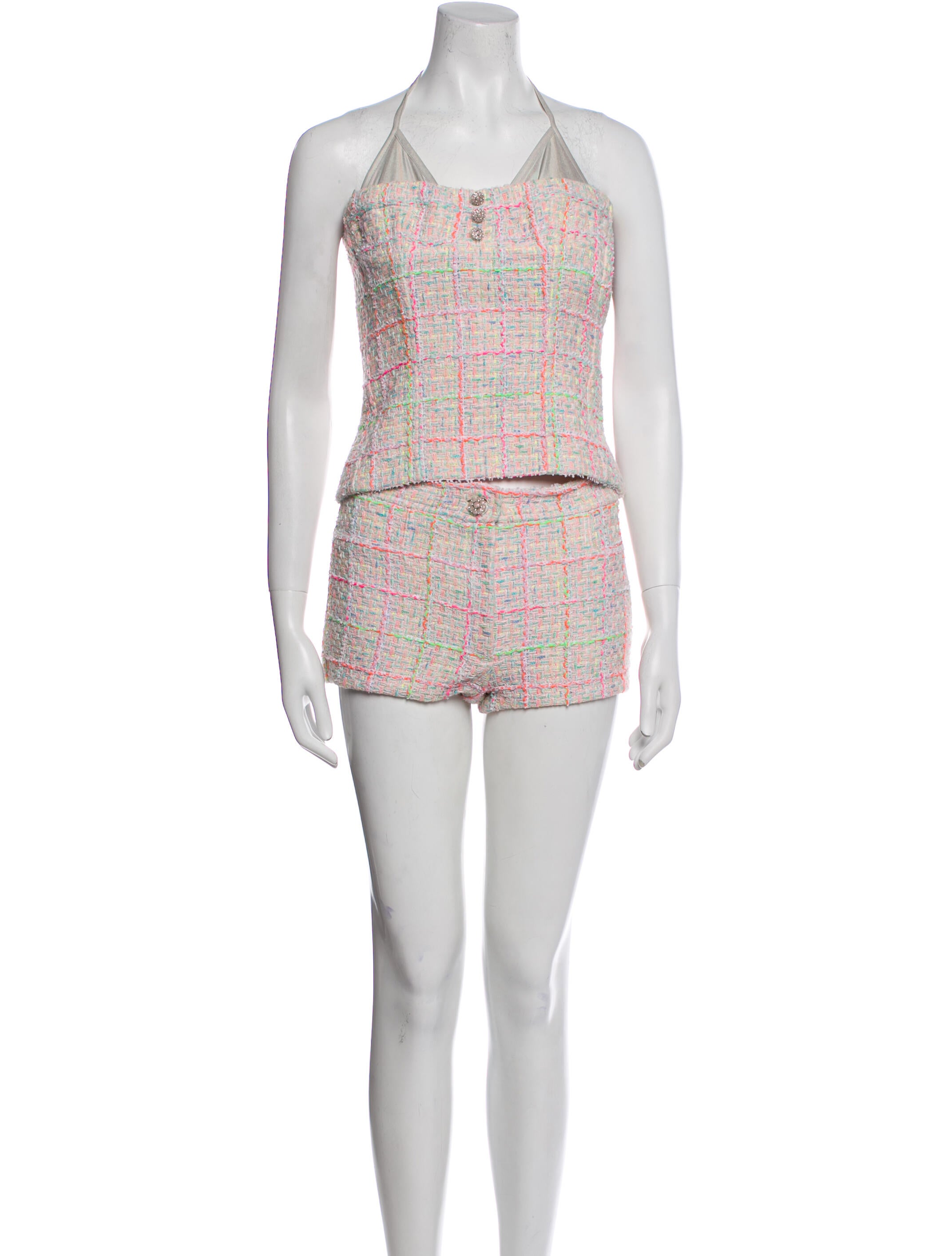 Chanel 2024 Tweed Pattern Short Set w/ Tags