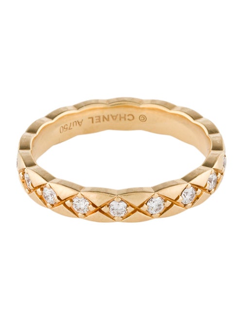 Chanel 18K Diamond Mini Coco Crush Ring