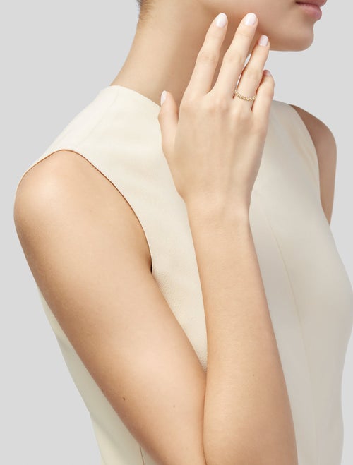 Chanel 18K Diamond Mini Coco Crush Ring