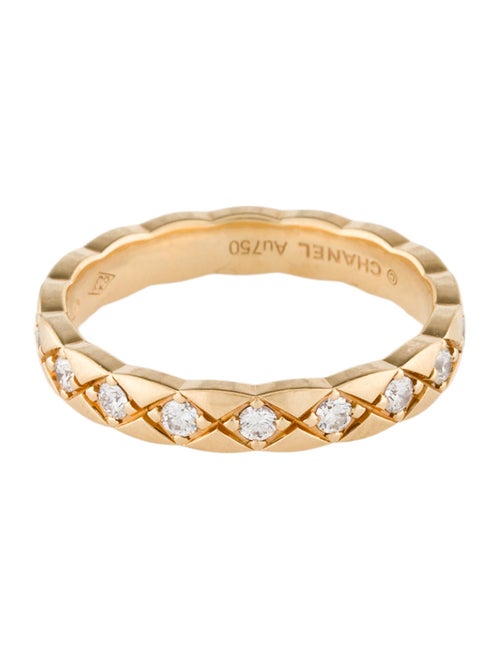 Chanel 18K Diamond Mini Coco Crush Ring