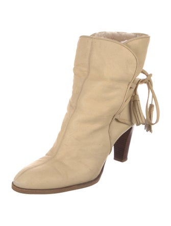 Chanel Interlocking CC Logo Suede Boots