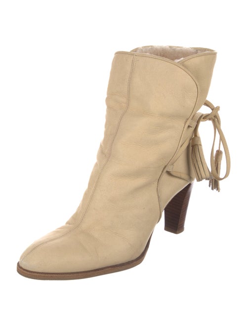 Chanel Interlocking CC Logo Suede Boots