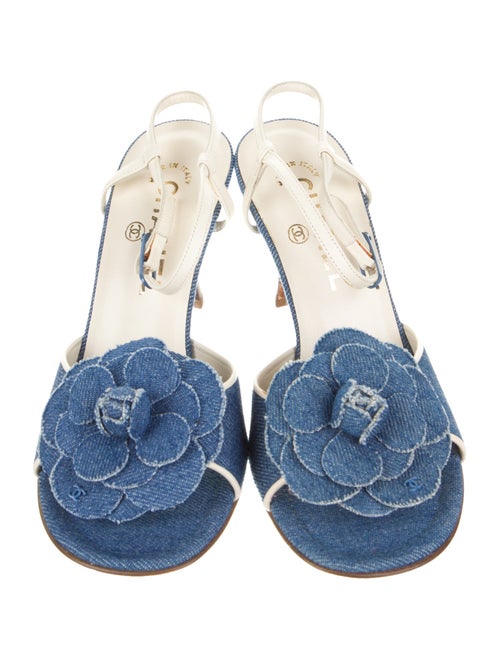 Chanel 2003 Interlocking CC Logo Sandals
