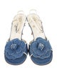 Chanel 2003 Interlocking CC Logo Sandals