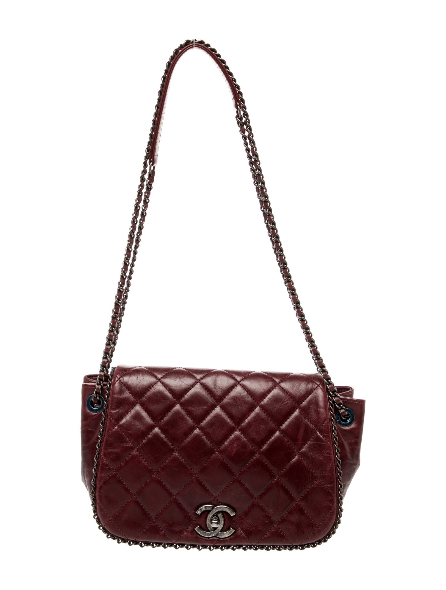 Chanel Small CC Enchained Accordion Flap Bag