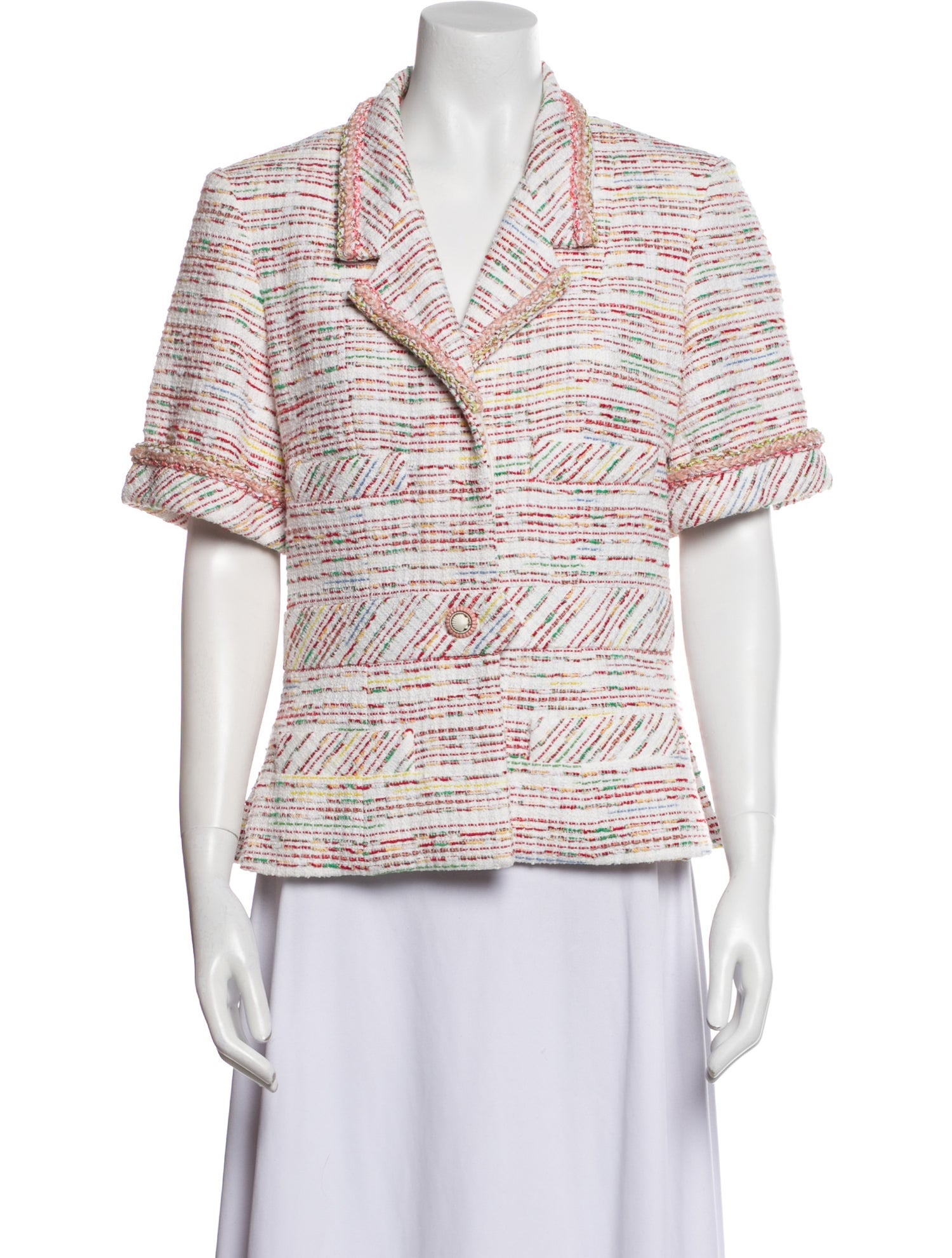 Chanel 2019 Tweed Pattern Evening Jacket