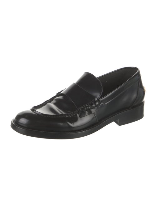 Chanel Interlocking CC Logo Calfskin Loafers