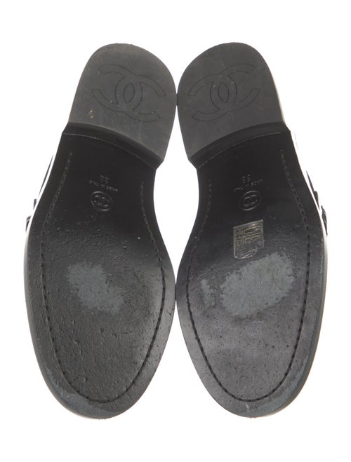 Chanel Interlocking CC Logo Calfskin Loafers