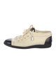 Chanel Interlocking CC Logo Lambskin Sneakers