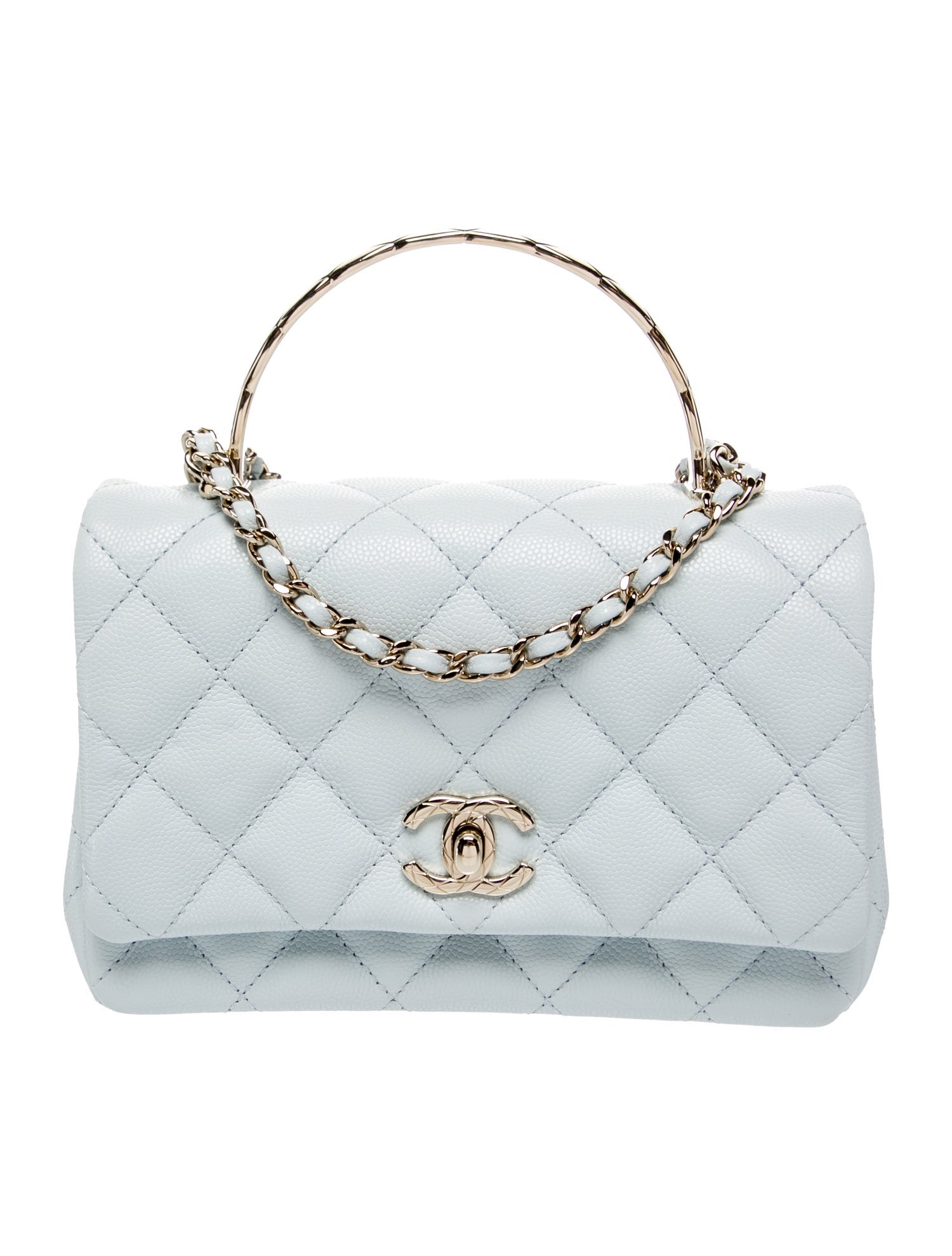 Chanel Top Handle Mini Flap Bag