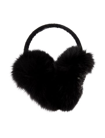Chanel Winter Accessories Tweed Fur-Trimmed Earmuffs