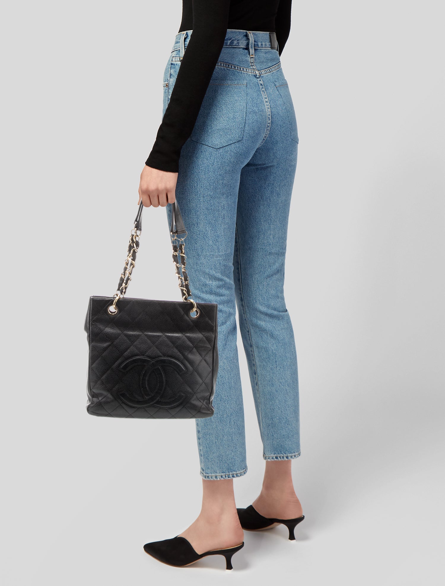 Chanel Petit Caviar Shopping Tote