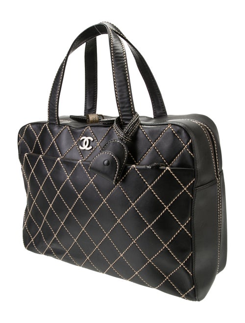 Chanel Surpique Bowler Bag