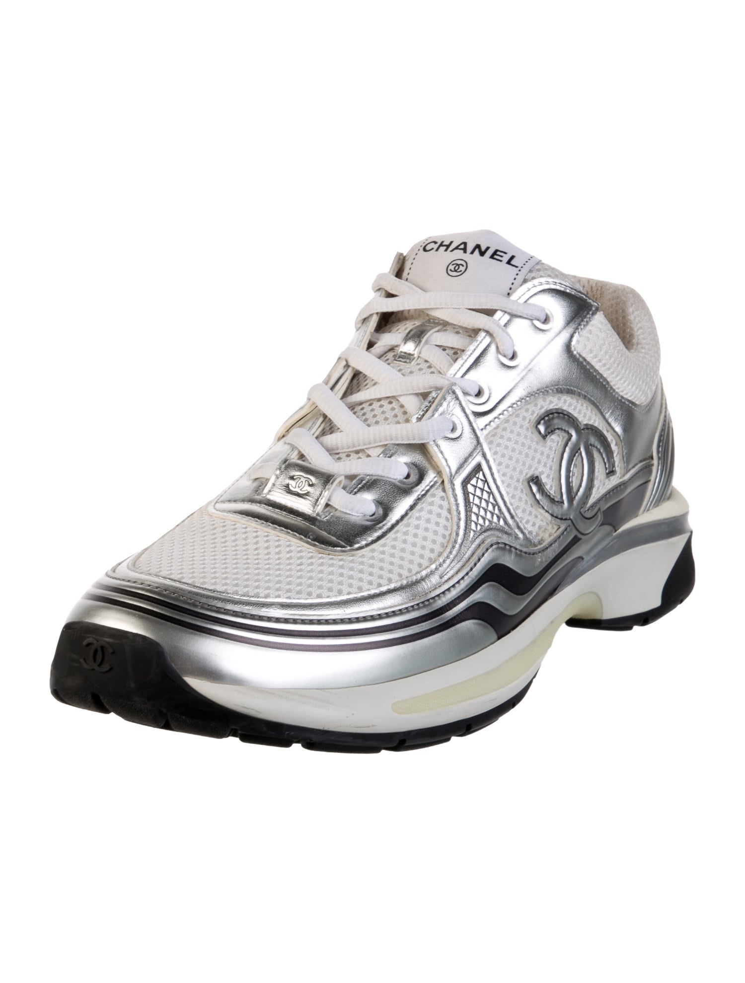 Chanel 2023 Interlocking CC Logo Sneakers