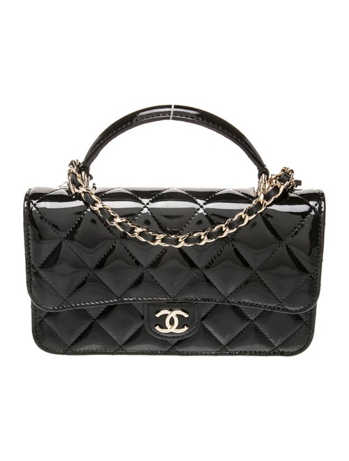 Chanel Top Handle Phone Holder w/ Chain