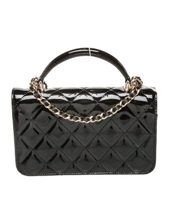 Chanel Top Handle Phone Holder w/ Chain