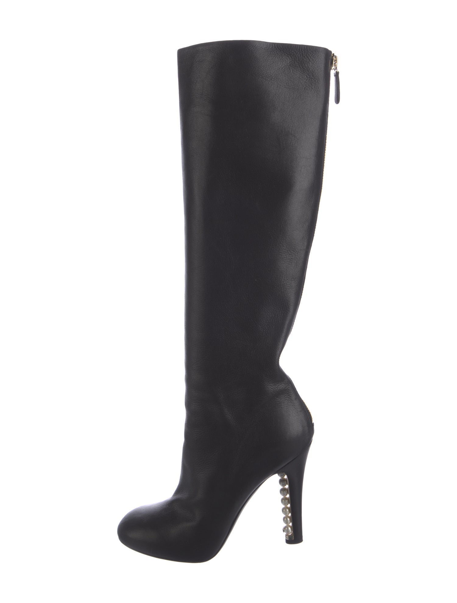 Chanel 2013 Interlocking CC Logo Boots