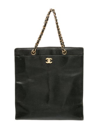 Chanel Vintage Caviar CC Tote