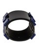 Chanel Resin Boy Brick CC Bangle Bracelet