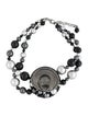 Chanel Faux Pearl & Strass Soup Can Double Strand Necklace
