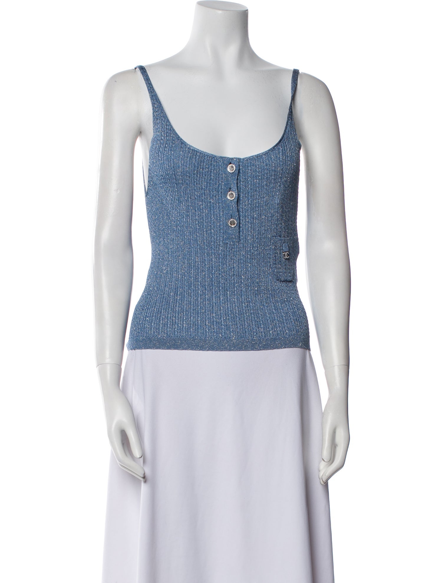 Chanel 2023 Scoop Neck Top w/ Tags