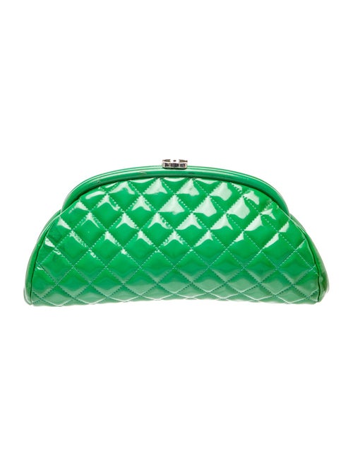 Chanel Quilted Paten Timeless Clutch