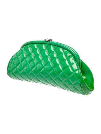 Chanel Quilted Paten Timeless Clutch