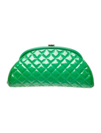 Chanel Quilted Paten Timeless Clutch