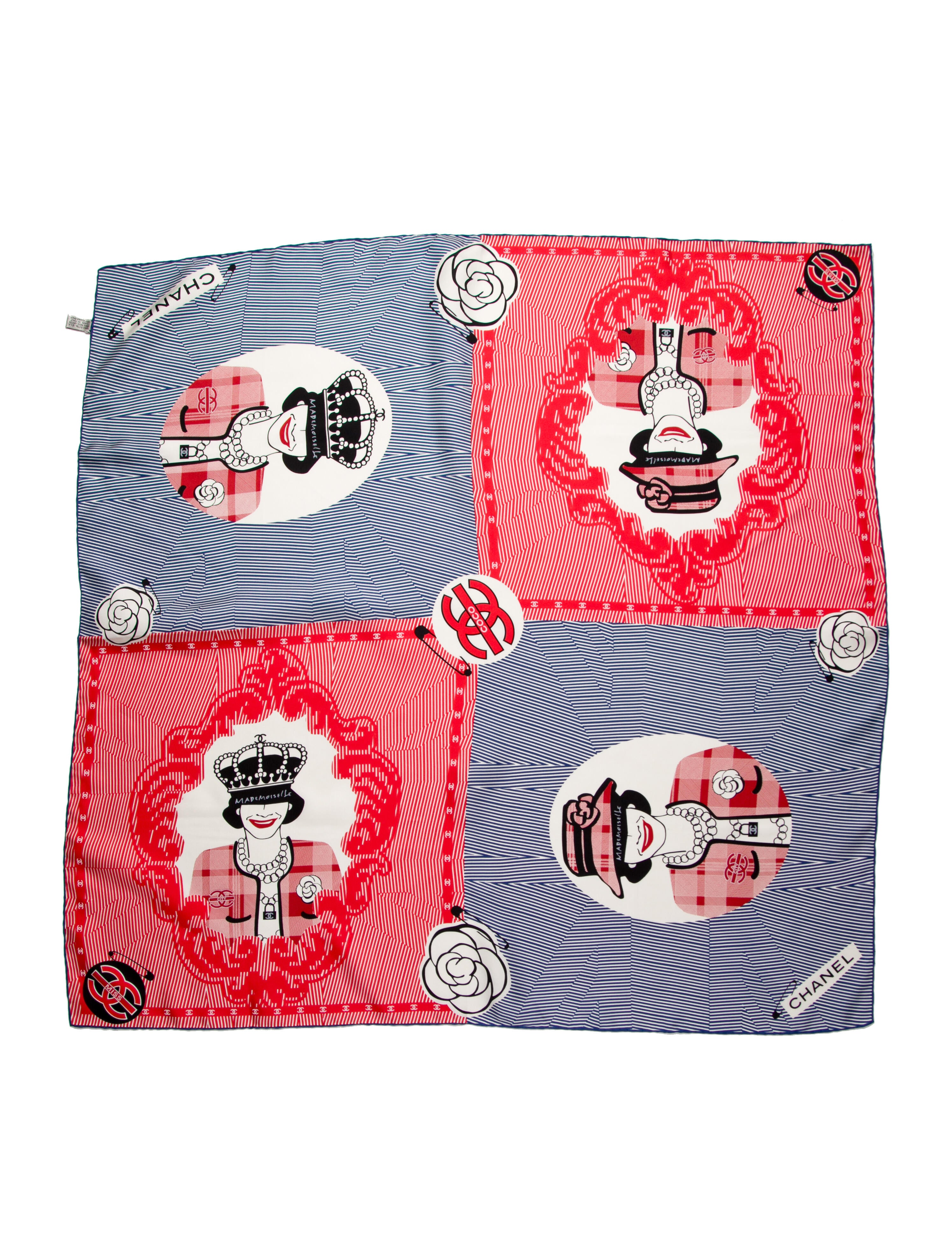 Chanel Mademoiselle Silk Scarf