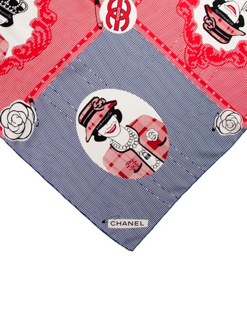Chanel Mademoiselle Silk Scarf