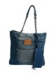 Chanel Denim Shopping Tote