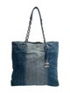 Chanel Denim Shopping Tote