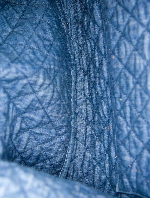 Chanel Denim Shopping Tote