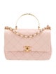 Chanel 2024 Quilted Top Handle Flap Bag