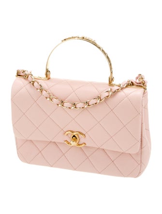 Chanel 2024 Quilted Top Handle Flap Bag